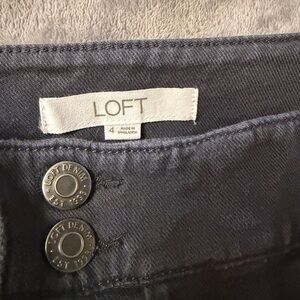 LOFT Charcoal Denim Pants